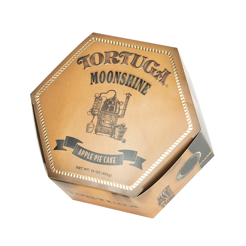 Scatola di carta regalo esagonale