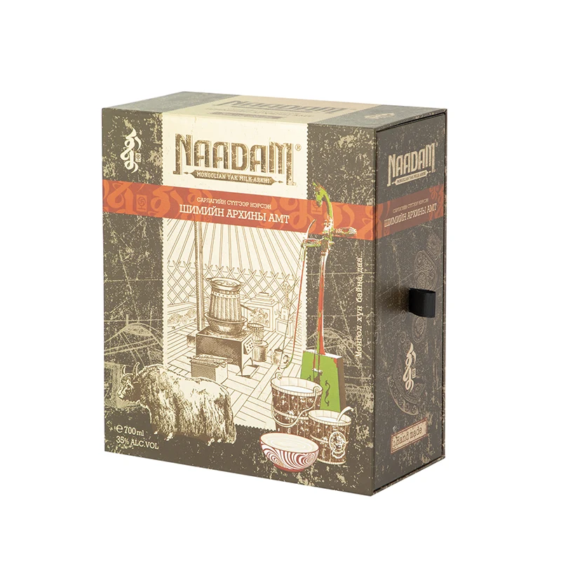 Stampa di scatola di carta regalo con logo