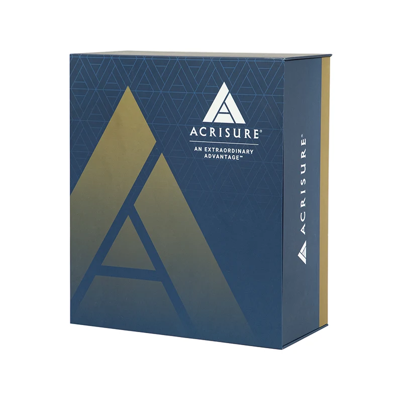 Scatola di carta scorrevole con logo stampato